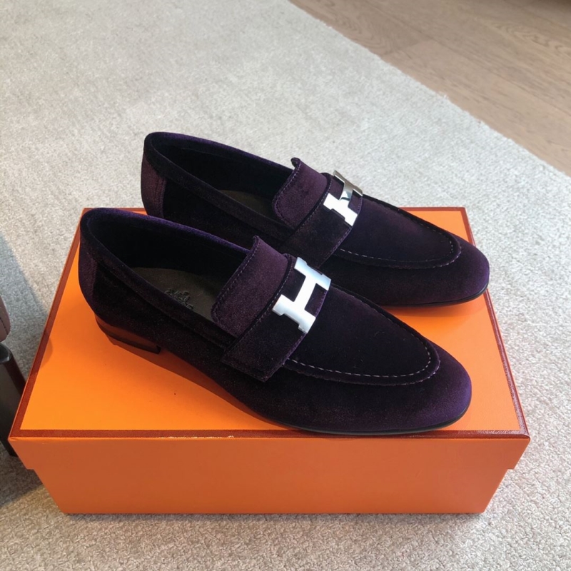 H**mes leather shoes